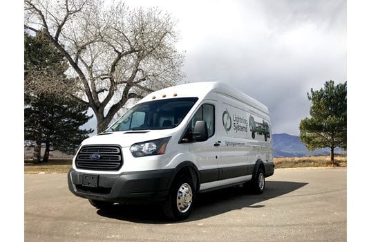 Lightning Systems Rolls Out New All-Electric Ford Transit on Schedule at The Work Truck Show, Announces Fuel Cell Version