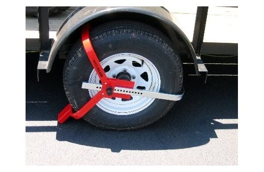 Protect Your Trailer with “The Club” Tire Claw XL or “The Club” Wheel Club