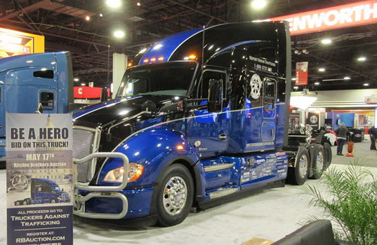Truckers Against Trafficking Prepares for “Everyday Heroes” Kenworth T680 Auction May 17