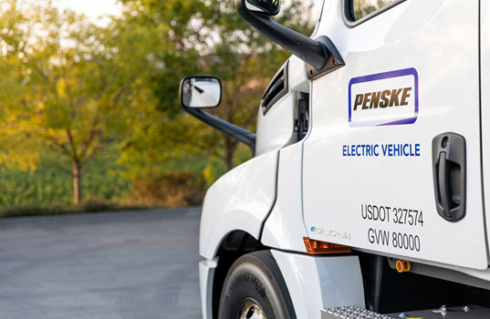 Penske Logistics Logs Over 10,000 Miles in Heavy-Duty Electric Trucks