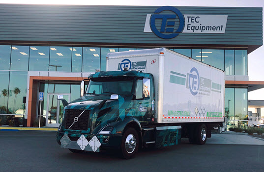 Volvo Trucks Deploys First Pilot All-Electric VNR Truck in Southern California