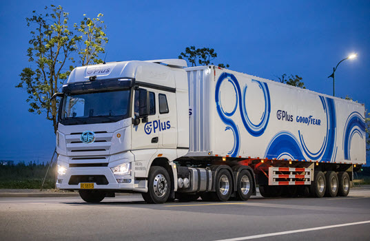 Goodyear and Plus Collaborate on Autonomous Trucks