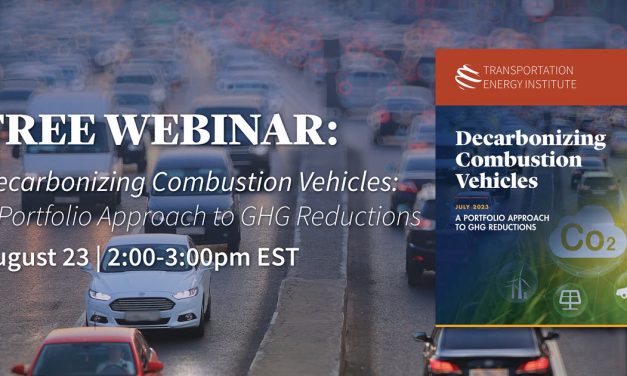 Webinar: Decarbonizing Combustion Vehicles—A Portfolio Approach to GHG Reductions