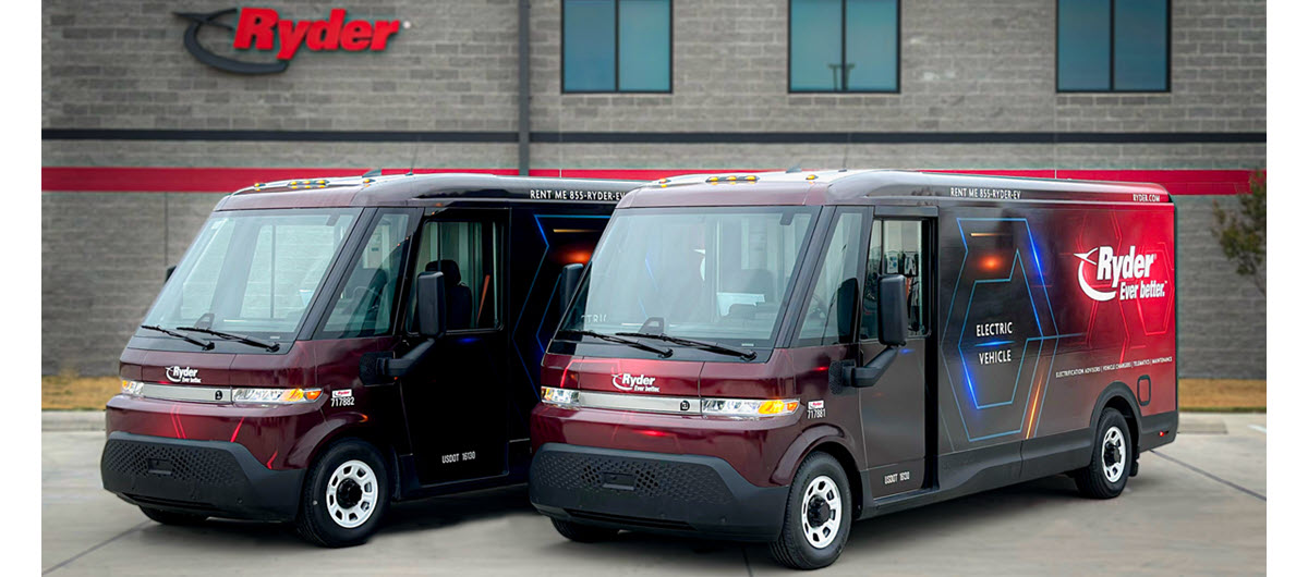 Ryder Deploys its First Rental BrightDrop Electric Vehicles
